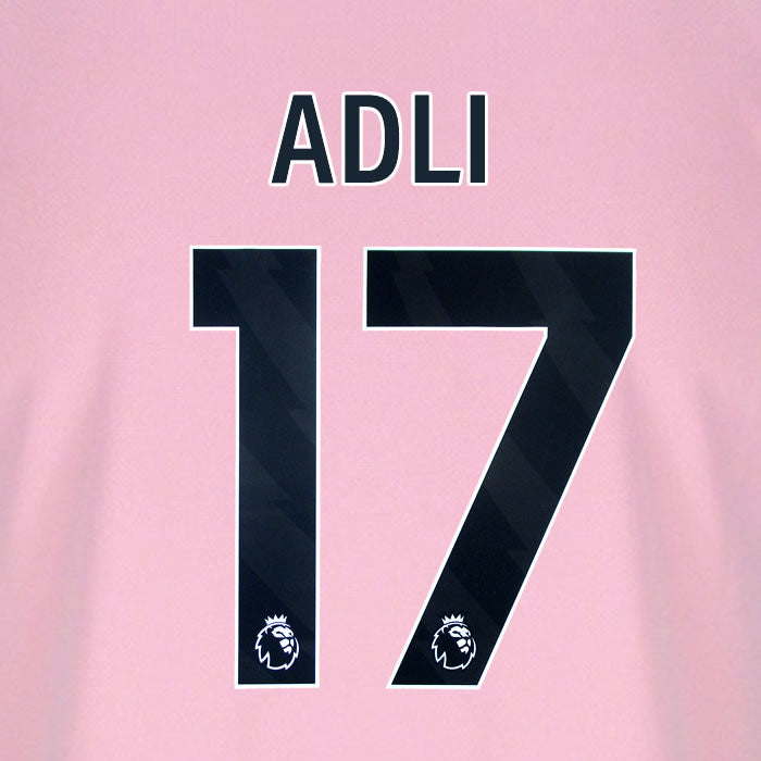 2025 2026 BOURNEMOUTH ADLI 17 BLACK 3RD PLAYER SIZE NAME SET