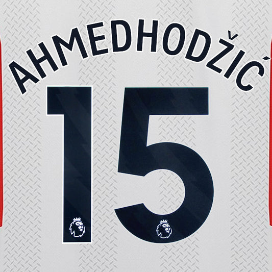 2023 2024 OFFICIAL SHEFFIELD UNITED AHMEDHODŽIĆ 15 3RD PLAYER SIZE NAME SET