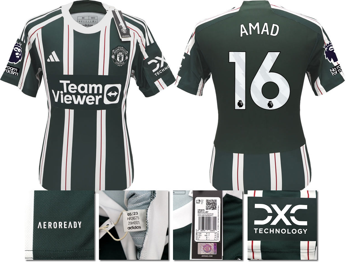 BNWT 2023 2024 MAN UTD ADIDAS AWAY SHIRT AMAD 16