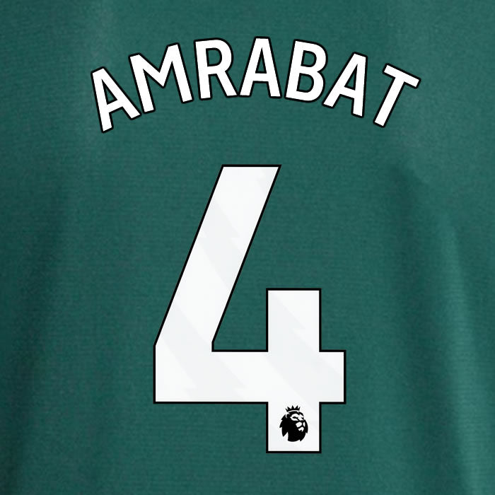 2023 2024 OFFICIAL MANCHESTER UNITED AMRABAT 4 AWAY PLAYER SIZE NAME SET