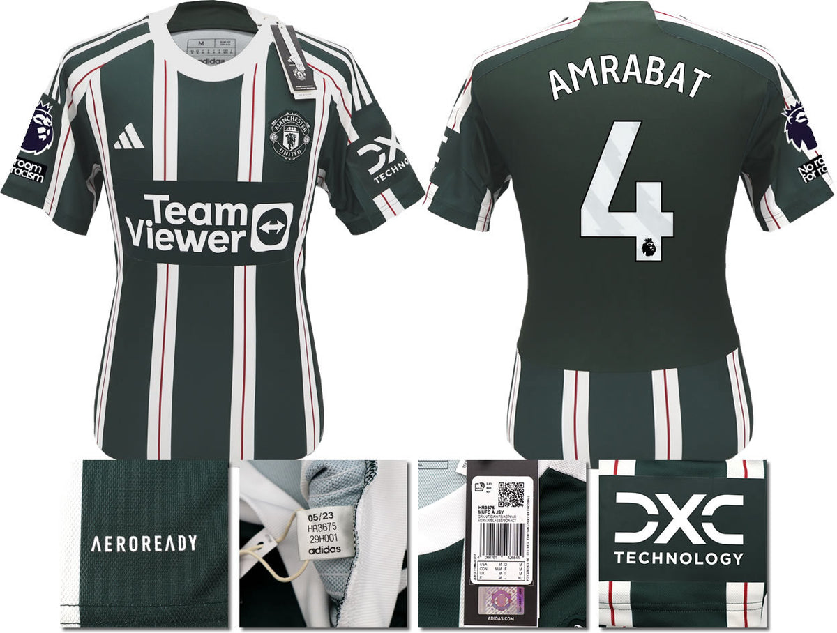 BNWT 2023 2024 MAN UTD ADIDAS AWAY SHIRT AMRABAT 4