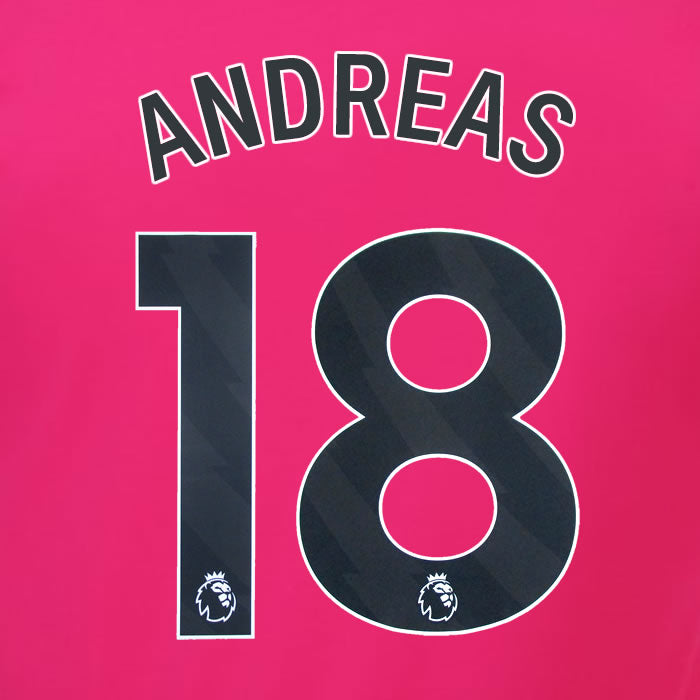 2023 2024 OFFICIAL FULHAM PEREIRA 18 AWAY PLAYER SIZE NAME SET