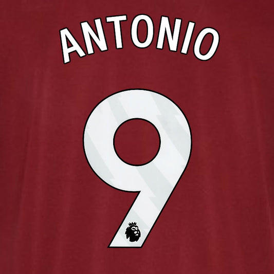 2023 2024 OFFICIAL WEST HAM ANTONIO 9 HOME PLAYER SIZE NAME SET
