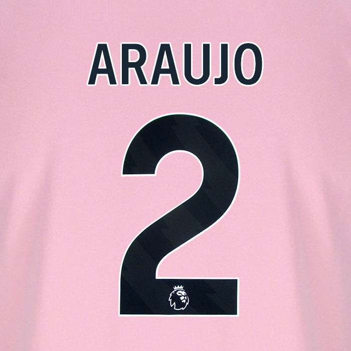 2025 2026 BOURNEMOUTH ARAUJO 2 BLACK 3RD PLAYER SIZE NAME SET