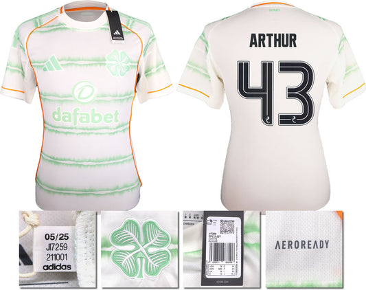 BNWT 2025/26 CELTIC FC 3RD SHIRT ARTHUR 43
