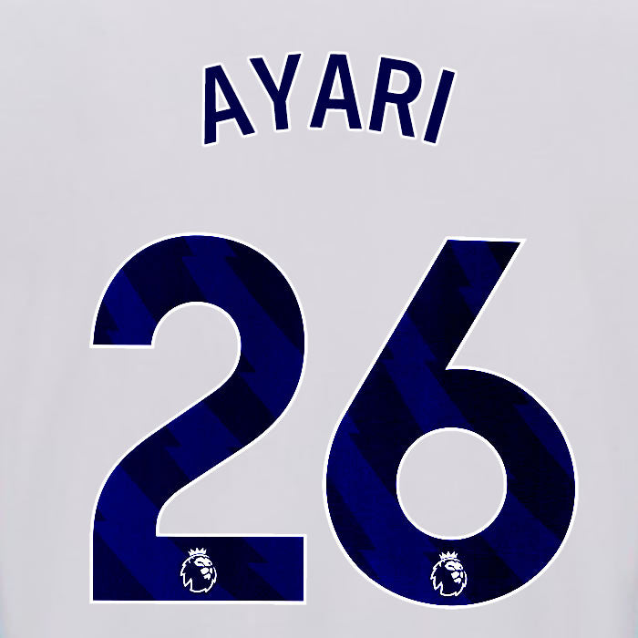 2025 2026 OFFICIAL BRIGHTON HOVE ALBION AYARI 26 HOME PLAYER SIZE NAME SET