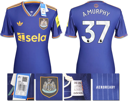 BNWT 2025/2026 Newcastle United FC adidas A. MURPHY 37 3rd Shirt