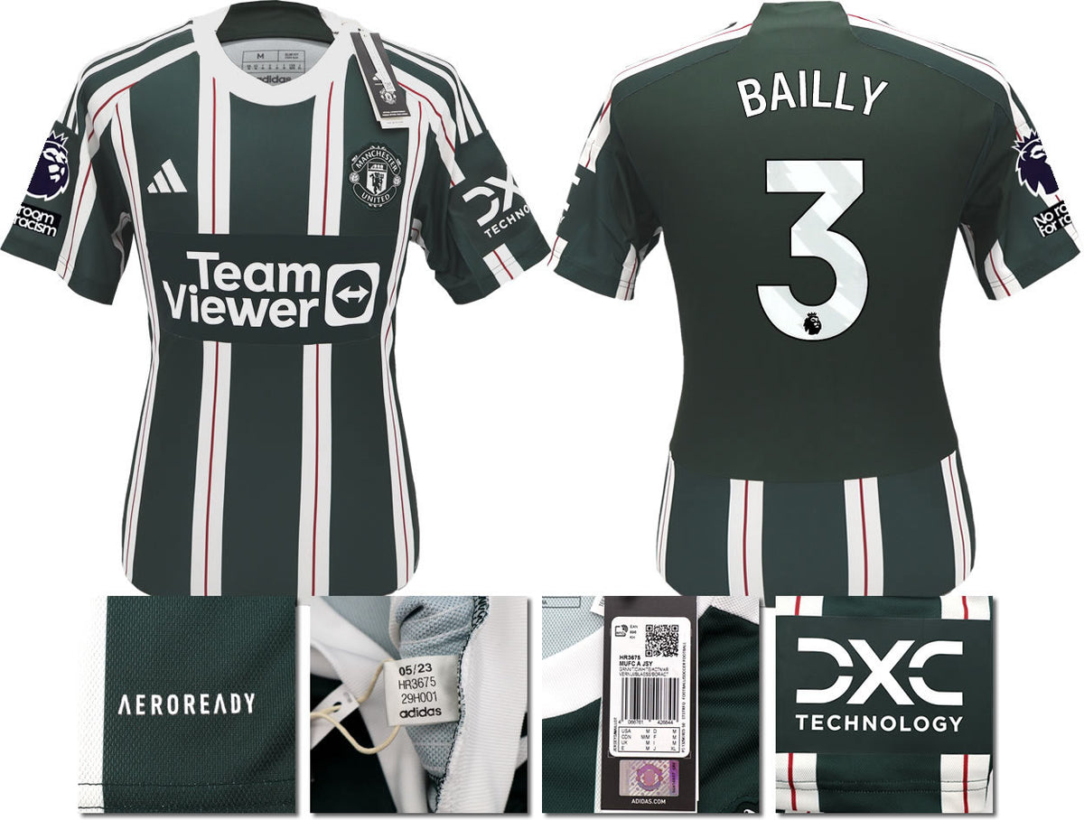 BNWT 2023 2024 MAN UTD ADIDAS AWAY SHIRT BAILLY 3