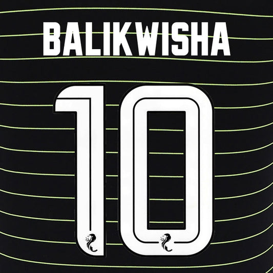2025 2026 Celtic BALIKWISHA 10 WHITE AWAY OFFICIAL PLAYER SIZE NAMESET