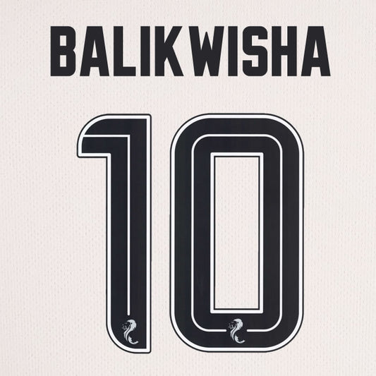 2025 2026 Celtic BALIKWISHA 10 WHITE 3RD OFFICIAL PLAYER SIZE NAMESET