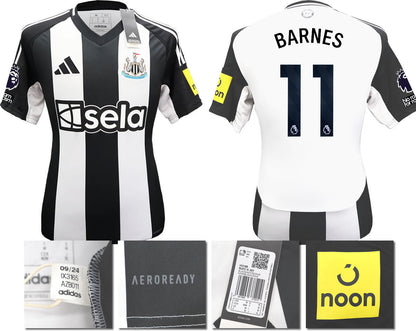 BNWT 2024 2025 NEWCASTLE UNITED HOME SHIRT BARNES 11 MEN'S