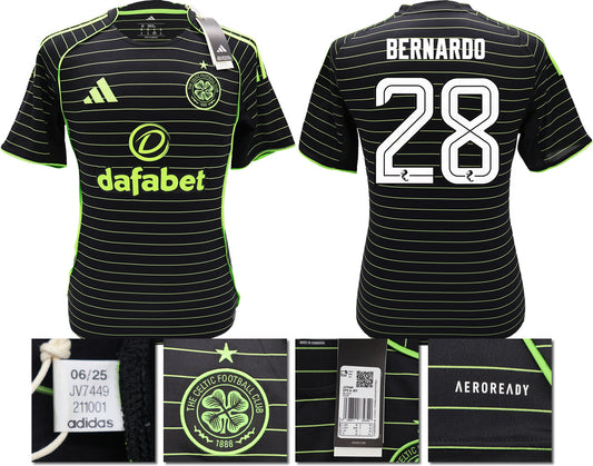 BNWT 2025/26 CELTIC FC AWAY SHIRT BERNARDO 28