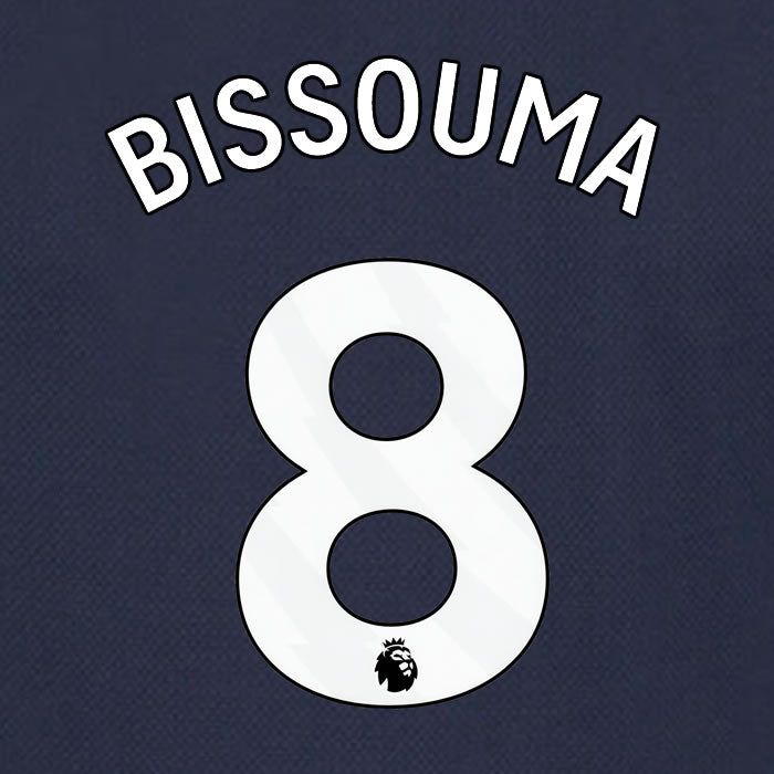 2023 2024 OFFICIAL TOTTENHAM HOTSPUR BISSOUMA 8 AWAY PLAYER SIZE NAME SET