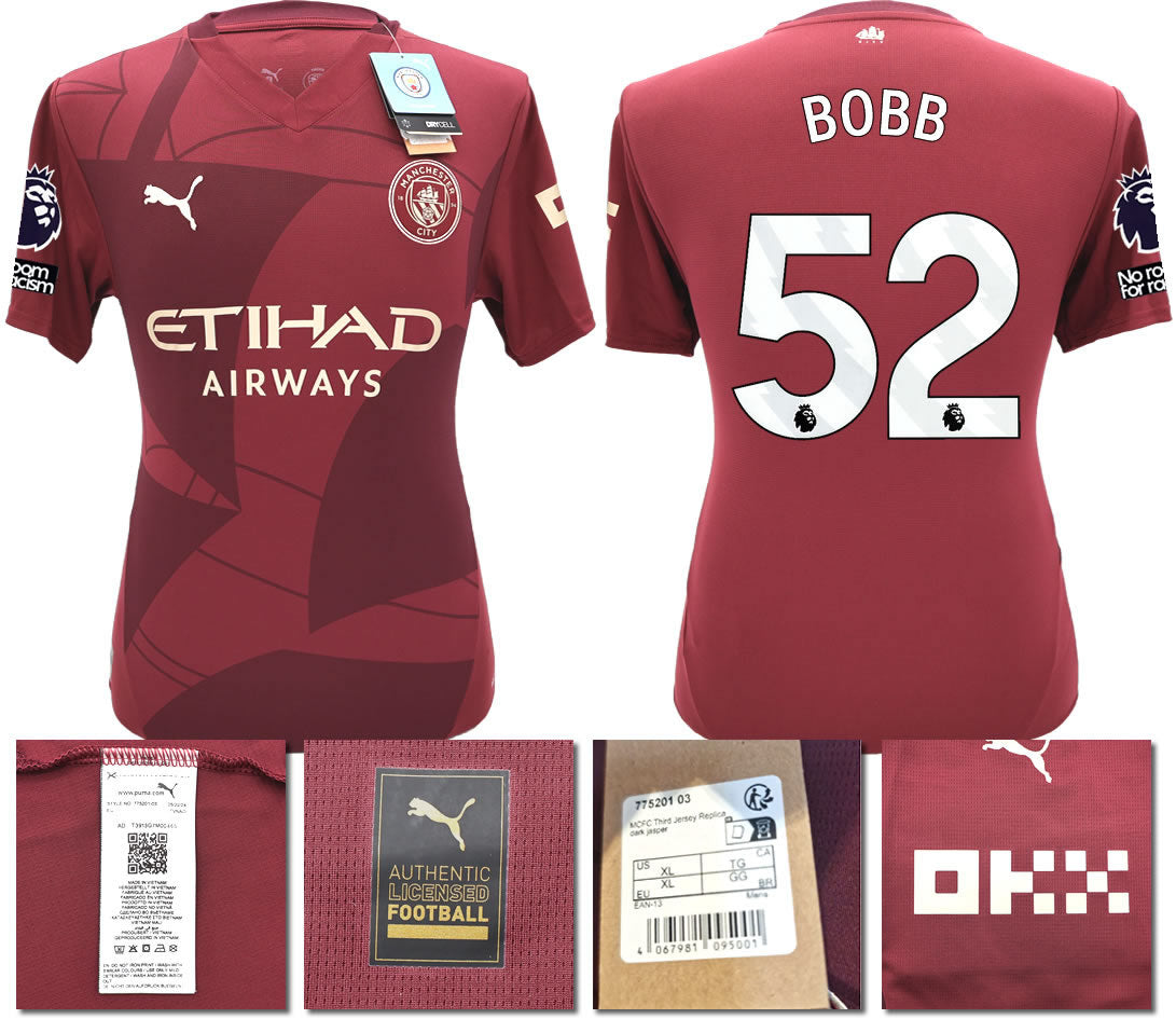 BNWT 2024 2025 MAN CITY PUMA THIRD BOBB 52 FOOTBALL SHIRT
