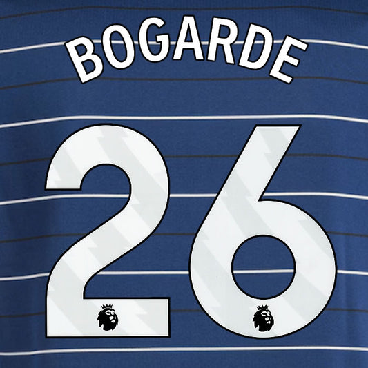 2024 2025 OFFICIAL ASTON VILLA BOGARDE 26 3RD PLAYER SIZE NAME SET