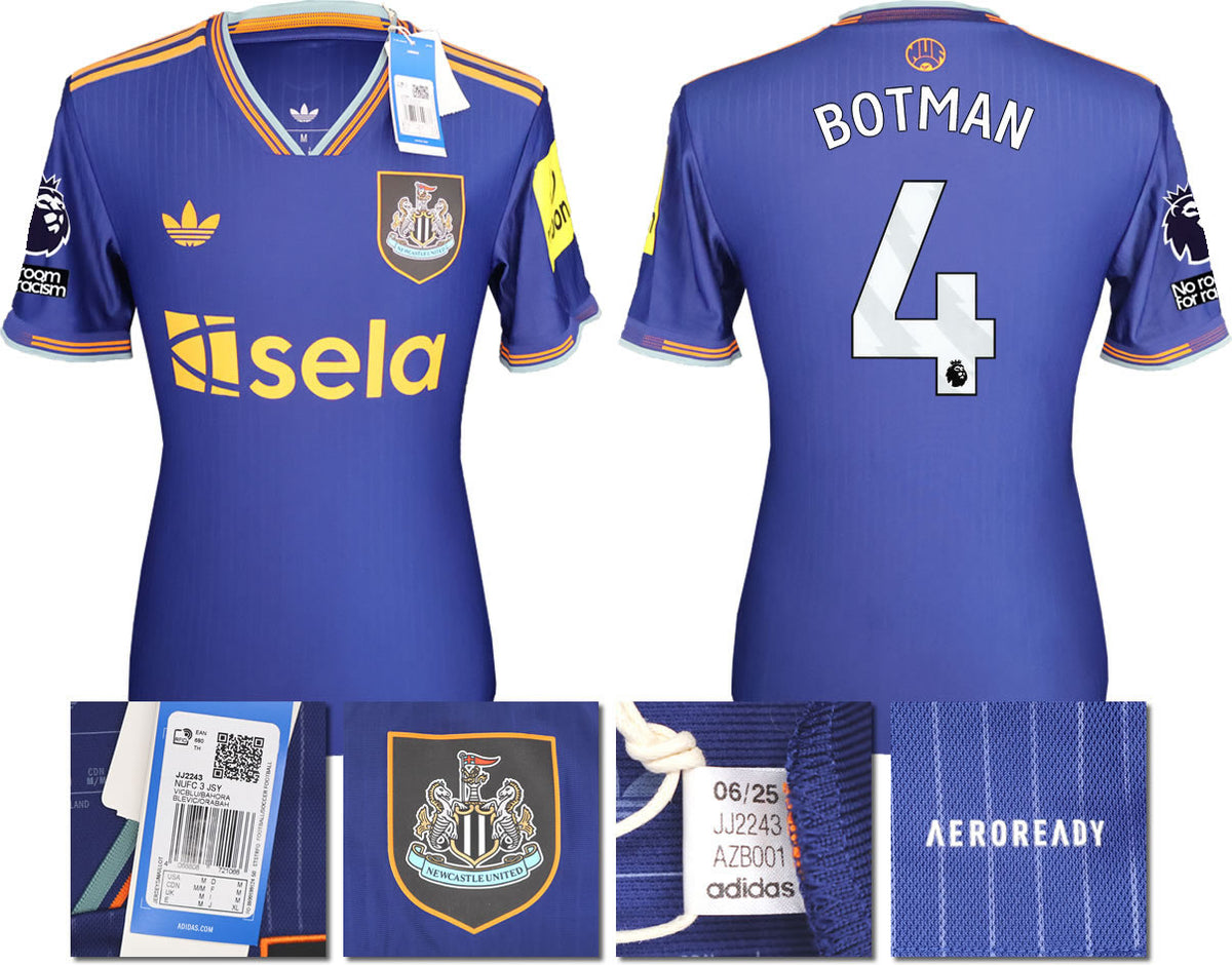 BNWT 2025/2026 Newcastle United FC adidas BOTMAN 4 3rd Shirt