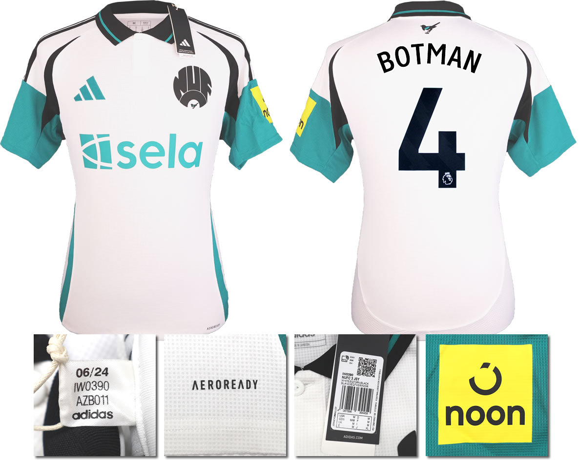 BNWT 2024 2025 NEWCASTLE UNITED 3RD SHIRT BOTMAN 4 MEN'S