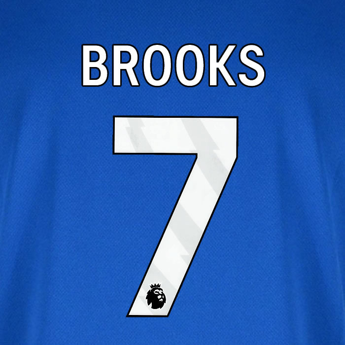 2025 2026 BOURNEMOUTH BROOKS 7 WHITE AWAY PLAYER SIZE NAME SET
