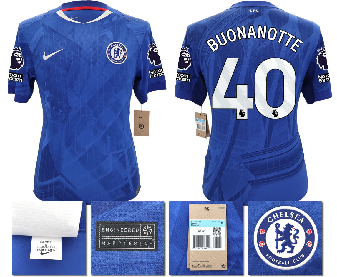 BNWT 2025 2026 CHELSEA NIKE HOME BUONANOTTE 40 FOOTBALL SHIRT MEN'S