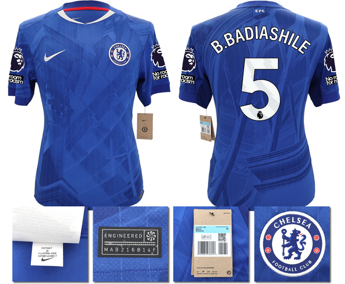 BNWT 2025 2026 CHELSEA NIKE HOME B BADIASHILE 5 FOOTBALL SHIRT MEN'S