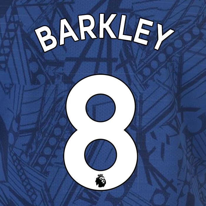 2019 2020 CHELSEA BARKLEY 8 WHITE HOME OFFICIAL PLAYER SIZE NAME SET
