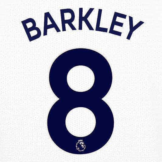 2019 2020 CHELSEA BARKLEY 8 WHITE AWAY OFFICIAL PLAYER SIZE NAME SET