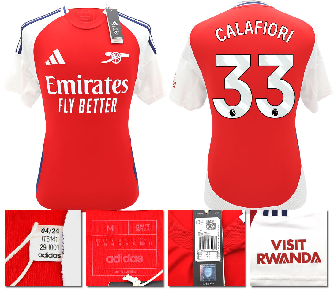 BNWT 2024 2025 ARSENAL ADIDAS HOME SHIRT ZINCHENKO 17 MEN'S SIZES