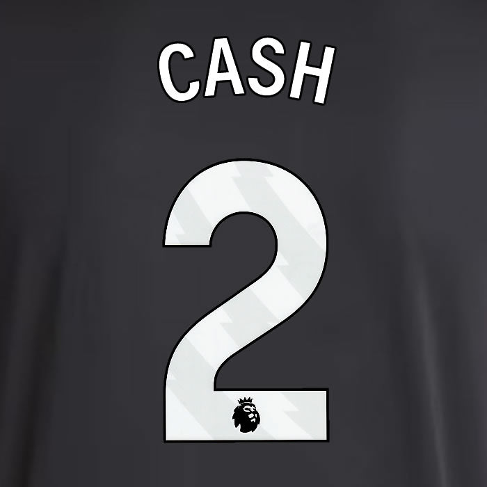 2025 2026 ASTON VILLA CASH 2 OFFICIAL WHITE AWAY PLAYER SIZE NAMESET