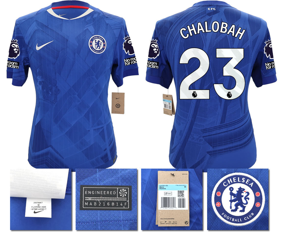 BNWT 2025 2026 CHELSEA NIKE HOME CHALOBAH 23 FOOTBALL SHIRT MEN'S