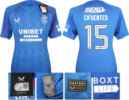 BNWT 2024/25 RANGERS FC HOME SHIRT CIFUENTES 15