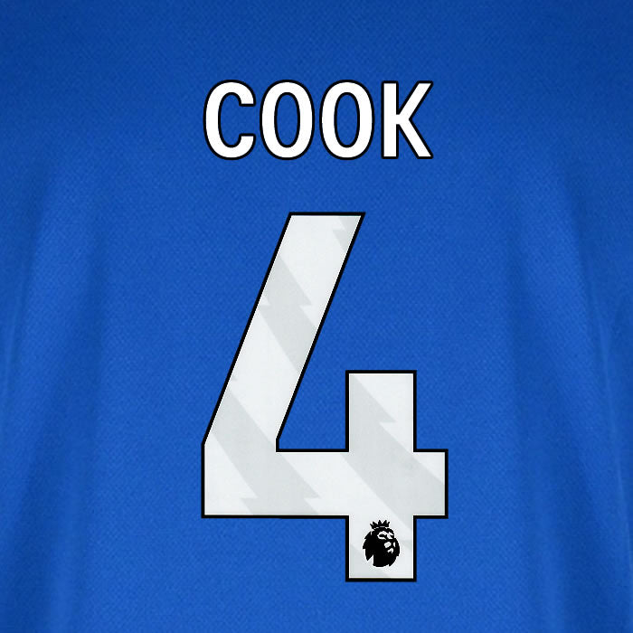 2025 2026 BOURNEMOUTH COOK 4 WHITE AWAY PLAYER SIZE NAME SET
