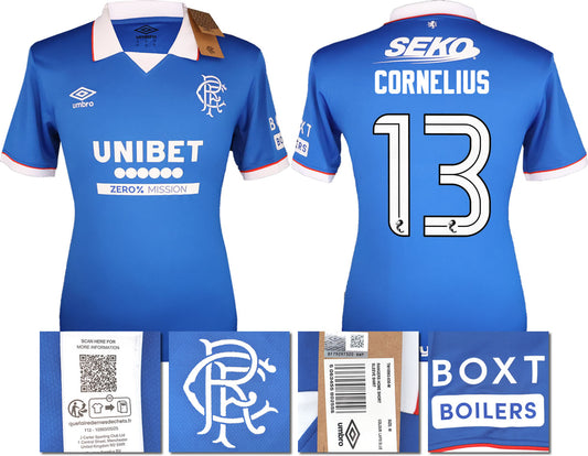 BNWT 2025/26 RANGERS FC HOME SHIRT CORNELIUS 13