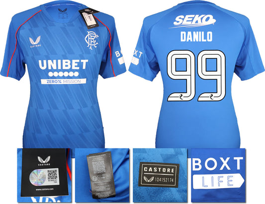 BNWT 2024/25 RANGERS FC HOME SHIRT DANILO 99