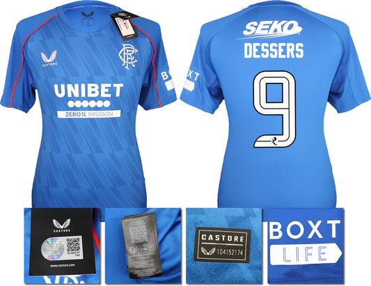 BNWT 2024/25 RANGERS FC HOME SHIRT DESSERS 9