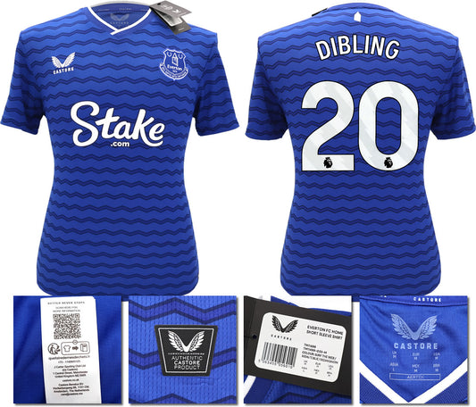 BNWT 2025/26 EVERTON FC HOME SHIRT DIBLING 20