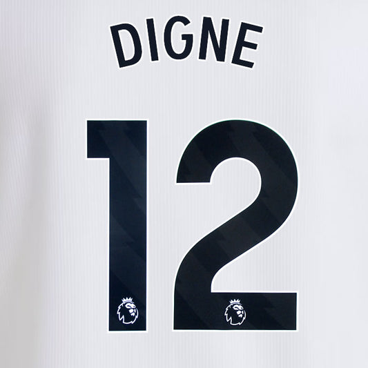 2024 2025 OFFICIAL ASTON VILLA DIGNE 12 AWAY PLAYER SIZE NAME SET