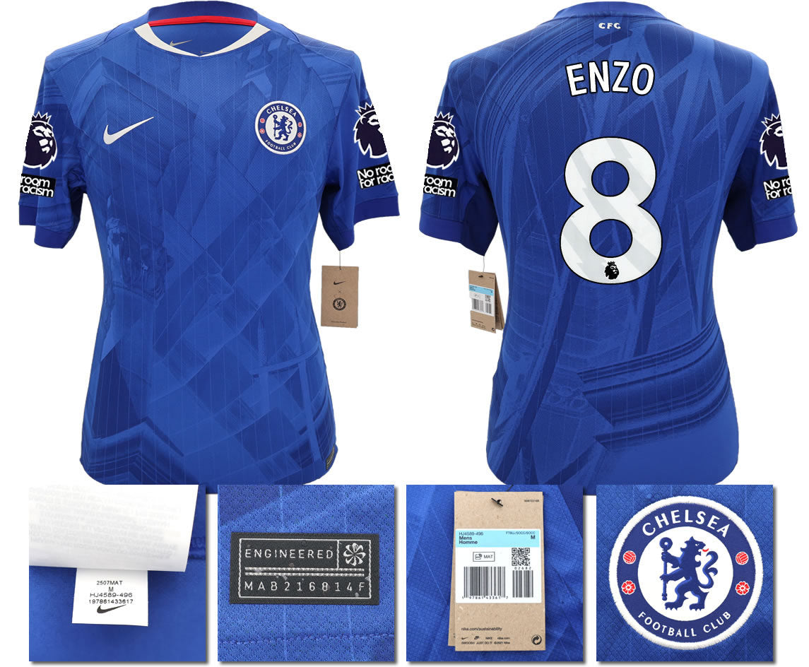 BNWT 2025 2026 CHELSEA NIKE HOME ENZO 8 FOOTBALL SHIRT MEN'S