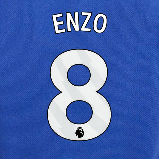 2023 2024 OFFICIAL CHELSEA ENZO 8 HOME PLAYER SIZE NAME SET