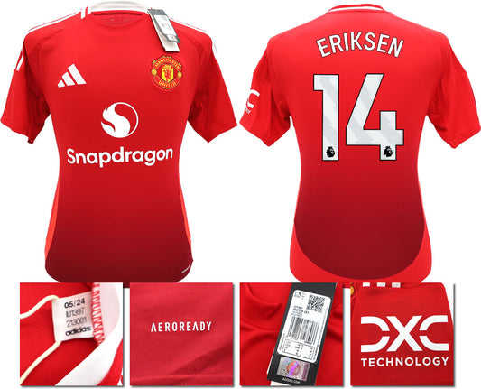 BNWT 2024 2025 MANCHESTER UNITED HOME SHIRT ERIKSEN 14 MEN'S