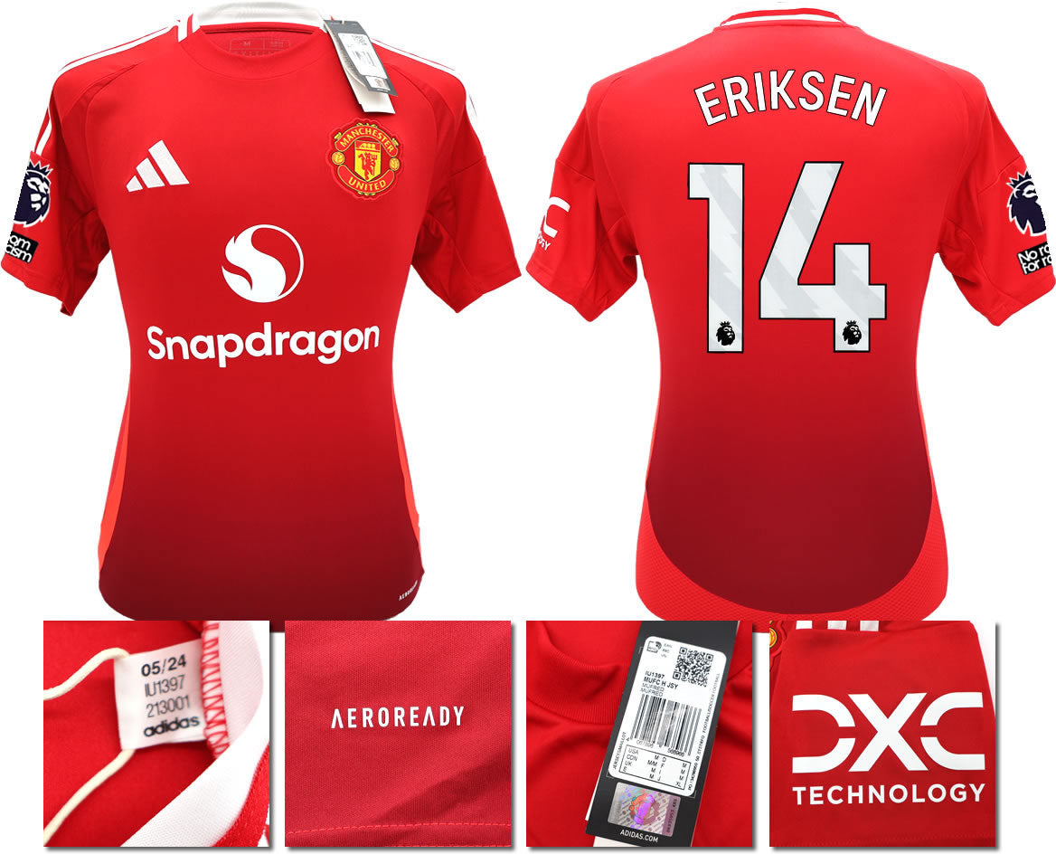 BNWT 2024 2025 MANCHESTER UNITED HOME SHIRT ERIKSEN 14 MEN'S