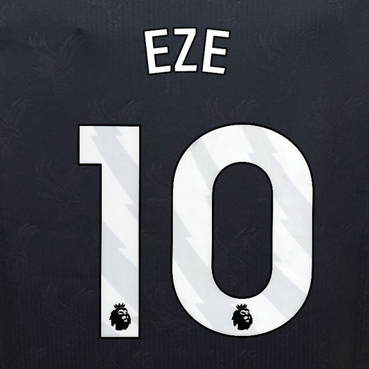 2024 2025 OFFICIAL CRYSTAL PALACE EZE 10 BLUE AWAY PLAYER SIZE NAMESET