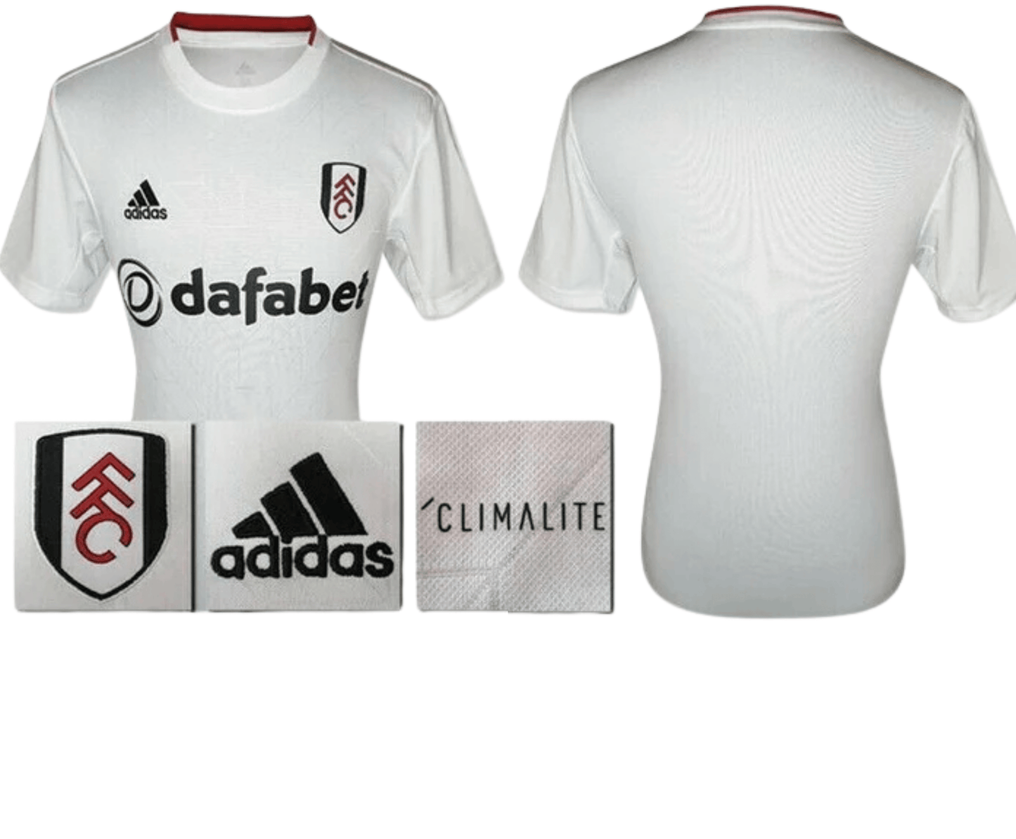 BNWT 2019 2020 FULHAM HOME ADIDAS FOOTBALL SHIRT MENS
