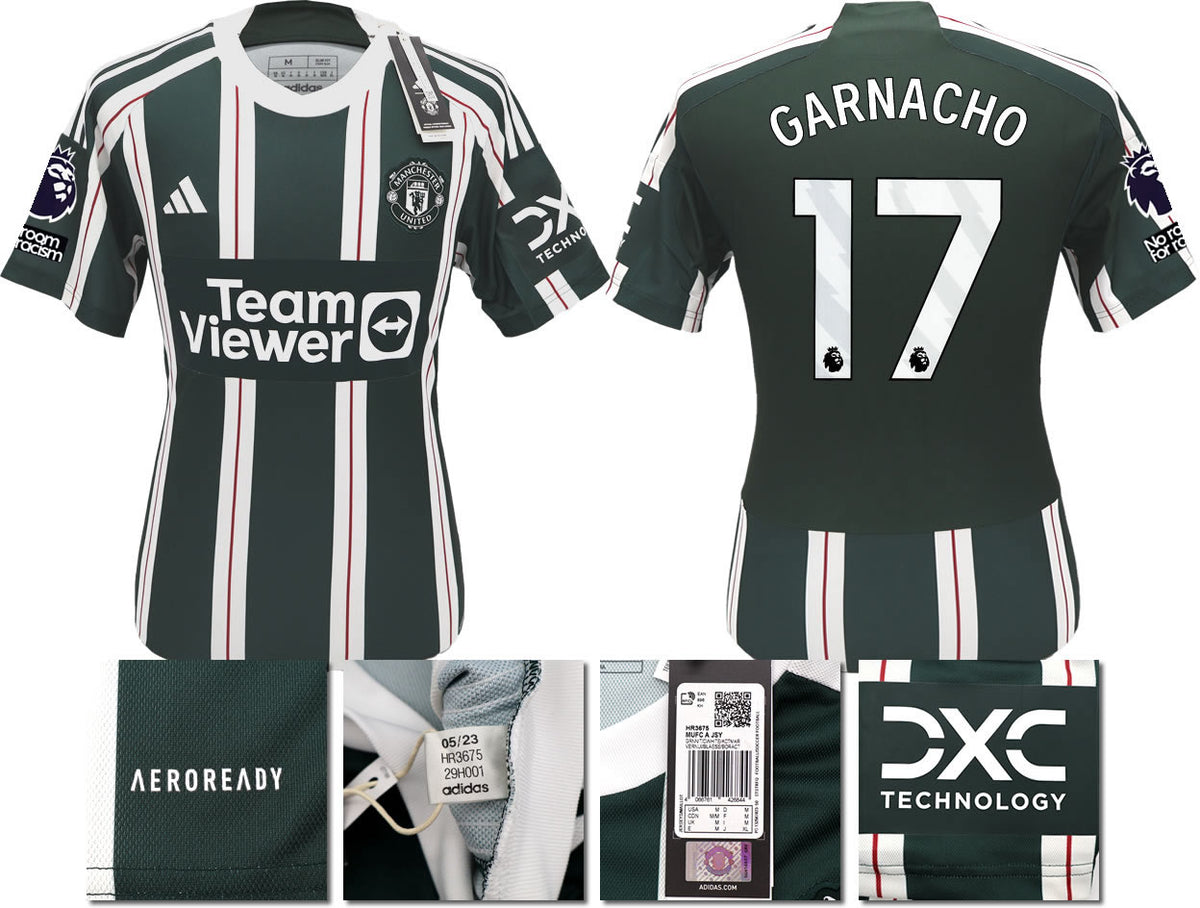 BNWT 2023 2024 MAN UTD ADIDAS AWAY SHIRT GARNACHO 17