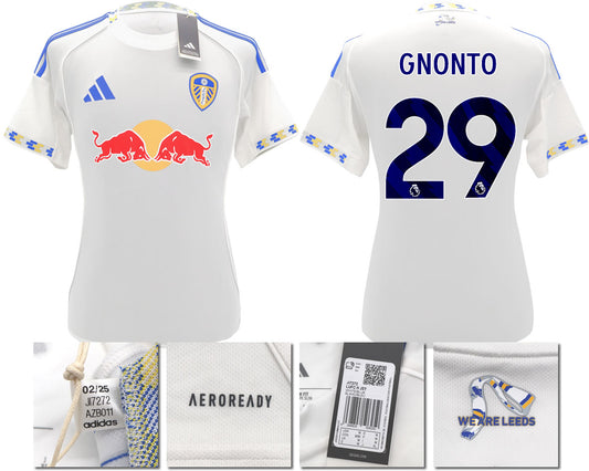 BNWT 2025/2026 Leeds United FC adidas GNONTO 29 Home Shirt – Official Player Options Available