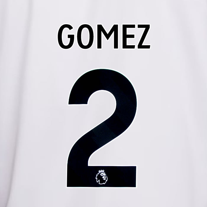 2023 2024 OFFICIAL LIVERPOOL GOMÉZ 2 AWAY PLAYER SIZE NAME SET