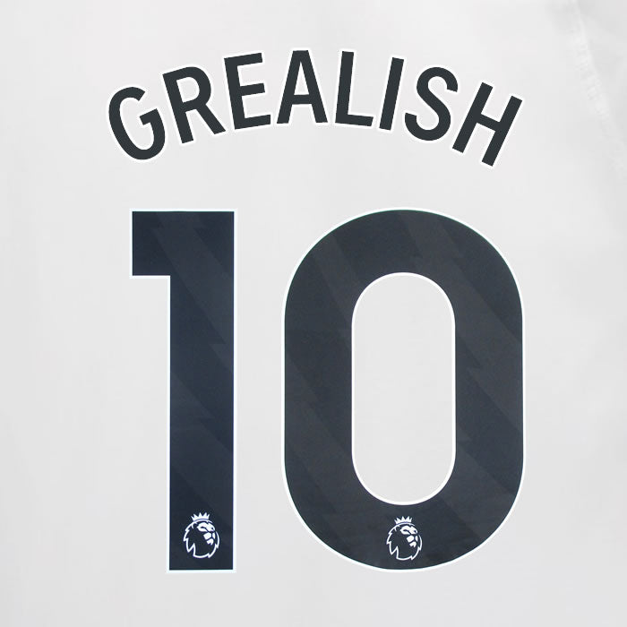 2023 2024 OFFICIAL MANCHESTER CITY GREALISH 10 AWAY PLAYER SIZE NAME SET