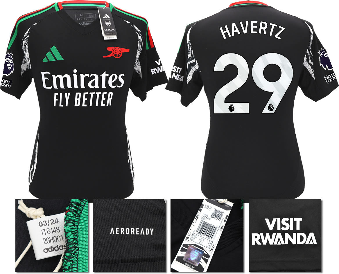 BNWT 2024/2025 ARSENAL F.C. ADIDAS AWAY SHIRT HAVERTZ 29