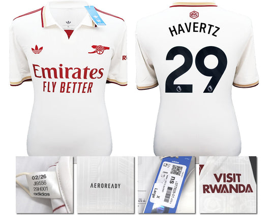 BNWT 2025/2026 ARSENAL F.C. ADIDAS 3RD SHIRT HAVERTZ 29