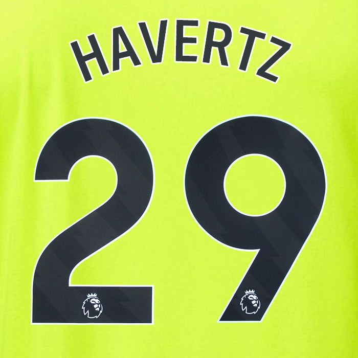 2023 2024 OFFICIAL ARSENAL HAVERTZ 29 AWAY PLAYER SIZE NAME SET