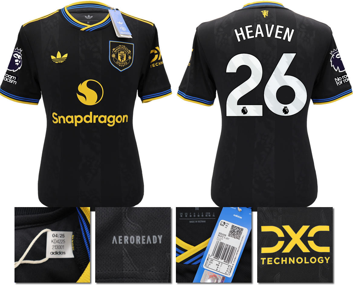 BNWT 2025 2026 MANCHESTER UNITED ADIDAS 3RD SHIRT HEAVEN 26